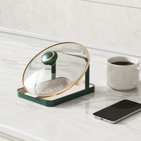Stylish Lid Stand Kitchen Tool Stand Multi-Stand Desktop Draining Removable Metal