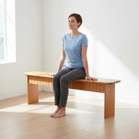 Multi-Functional Solid Wood Dining Bench Mortise and Tenon Joinery Japanese Design Entryway Bench Household Furniture for Hallway