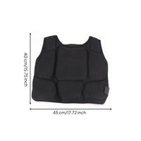 Soft Textured Adjustable Padded Chest Vest Padded Chest Protector Training Vest
