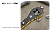 Labor Saving Jack Wrench Easy to Use Tire Wheel Jack Handle Ergonomic Design for Women, Elderly, Roadside Emergency, Garage
