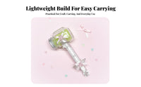 Fortunate Clover Theme Embellished Box Cutter Cute Design Mini Retractable Cutter Social Media Look Craft Cutter Handmade Decoration for Journaling Enthusiasts, Detachableice Workers, Scrapbooking, School Projects, Unpacking, Unboxing Packages