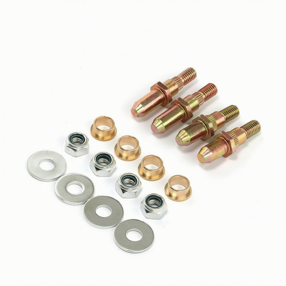 Metal Door Hinge Pin and Bushing Repair Kit Sturdy Door Hinge Pin and Bushing Kit Long-Lasting Hardware Easy to Install for Garage