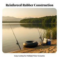 Inflatable Fishing Boat Thickened Material Inflatable Fishing Raft Sturdy-Duty Rubber Dinghy Puncture Resistant Yacht Tender