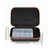 Storage Case with Organizer Insert Heavy-Duty for DIYers