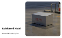 Fire Sand Box Thickened Steel Plate Fire Fighting Sand Bin Large Capacity for Property Managers, Industrial Workers, Factories, Warehouses, Workshops