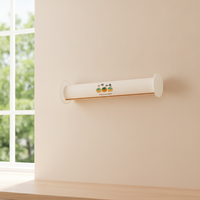 Air Conditioner Pipe Cover Decorative Dustproof Beautifying Sleeve for Cabinet and Wall-Mounted Units