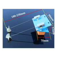 Forward & Backward Propellers Twin Engine Boat Drive Kit Educational Twin Propeller Assembly Kit DIY Boat Propulsion System for Hobbyists
