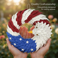 EVA Patriotic Eagle Wreath for Home Decor, Independence Day Eagle Wreath, Patriotic Wreath for Home Decorator, Lightweight Patriotic Holiday Wreath