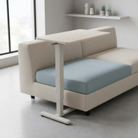 Portable Single Side Lift Table Sturdy Adjustable Bed Table Easy Assembly Home Furniture Scratch-Resistant for Small Room
