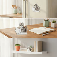 Feline Whisker Holder 3D Printed Feline Whisker Keepsake Cute for Fridge