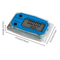 Electronic Petroleum Meter Display Compact Petroleum Flowmeter Low-Profile Instrument for Hobbyists