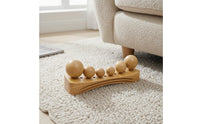Wooden Massage Pillow Solid Wood Massage Pillow with Wooden Balls Manual