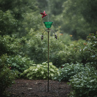 Bird Feeder with Stake Flower Bird Feeder Stable for Lawn