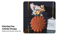 Conch Shell Vase Design Nordic Design Flower Pot Elegant Ruffled Ceramic Vase for Living Room, table, Desktop
