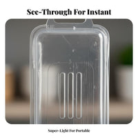Portable Cutlery Box Dustproof Portable Utensil Case Hanging Hook Design