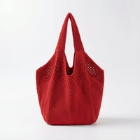 Slouchy Knitted Tote Bag Bohemian Summer Tote Bag Roomy Spacious for Women