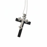 Large Cross medallion Original Design Statement Cross medallion chain Intricate Detailing