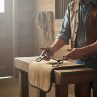 Western Horse Equestrian Control Piece Resistant Cowboy Horse Easy-Mouthed to Clean Equestrian Gear for Trainers, Riding