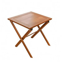 Folding Side Table Space-Saving Square-Shaped Side Table Easy to Move Home Furniture