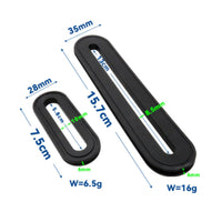 2 Pieces Wear-Resistant Dive Backplate Strapping Slot Heavy Duty Diving Backplate Slot Plate Adjustable Fit Harness Strapping Keeper Quick Release