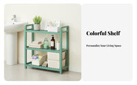 Space-Saving Multi-Tier Rolling storage trolley Easy Assembly Shelf single-tier Large Capacity Household Storage Minimalist design for household owners, Office Workers, Bathroom, Living Room, Bedroom, Narrow areas