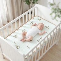Baby Rattan Mat for Kindergarten, Children's Summer Breathable Sweat-Absorbing Nap Mat for Newborns