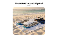 3 Pieces Foam Rubber Foam Deck Grip Non-Slip Traction Pad Wave-Riding Board Tail Pad Easy to Apply Wave-Riding Grip