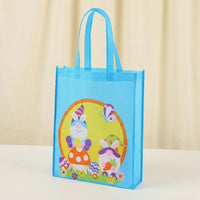 Easter Bunny Goodie Bag Non-woven Easter Gift Bag Colorful for Parents, Teachers, Egg Search, School Event, Festive Decor
