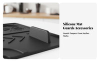 Corner Pressing Pad Non-Slip Silicone Coffee Tamper Mat Countertop Protection Corner Pressing Mat for Baristas