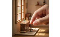 Miniature Bar Stool Small Mini Bar Stool Diorama Prop Compact Furniture Realistic for Hobbyists