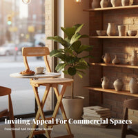 Foldable Folding Stool with Woven rearrest French & design Folding Counter Stool with rearrest Southeast Asian influenced Tall Chair Space-Saving for Cafe Owners, Restaurant Managers, Dessert Shop, Kitchen Island, events, Balcony