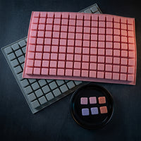 Baby Food Grade Silicone Frozen Cube Tray for Easy Freeze, 126 Grid 28.4*18.7*1.2cm 147g Single Pack, DIY Chocolate and Homemade Candy
