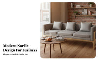Nordic Design Upholstered Banquette Set Cushiad Seat Restaurant Booth long-lasting Construction Commercial Furniture Easy to Clean for Cafe Proprietors, Business Owners, Interior Designers, Lounge Area, Dining Room