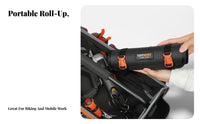Long-Lasting Roll-up Tool Bag Multi-Purpose Drill Bit Organizer Pouch Tear-Resistant for Carpenters, DIY Enthusiasts, On The Go, Workshop