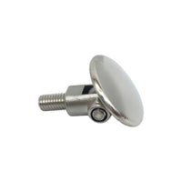 Slimline Metal Swivel Pad with M8 Connector Compact Swivel Pad with Threaded Stud Sturdy for Mechanics