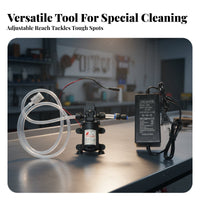 Photovoltaic Panel Cleaning Tool Lightweight Aluminum Construction Telescopic Water Fed Brush Versatile Cleaning Brush for Outdoor, Rooftops