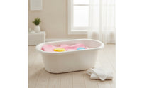 Baby Bath Sponge Contoured Bath Sponge with Bear Shape Baby Bathtub Cushion Foam Thick for Babies