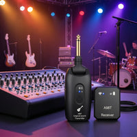 Compact in-Ear Monitoring System with Transmitter Rechargeable Wireless in-Ear Monitor Lightweight Wireless Monitor System Crystal-Clear for Musicians, Performers, Bands, Stage, Live Sound, Rehearsal