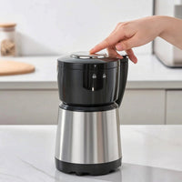 Multi-Functional Electric Coffee Grinder Compact Electric Seasoning Grinder Stainless Steel Powder Grinding Machine Countertop for Home Cooks, Kitchen, Apartments, Cafes