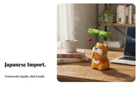 Four leaves Animal Ornament Good Luck Charm Japanese Cloth Animal Statue Thoughtful Present Four leaves Figurine