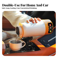 Portable Heating Cup Stainless Steel Liner Kettle Versatile Portable Water Boiler for Commuters