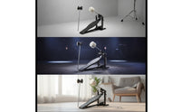 Spring-Loaded Bass Drum Pedal with Felt Beater Long-Lasting Single Bass Drum Pedal Responsive Smooth for Rehearsals