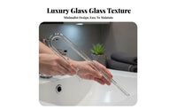 Aquarium Inflow Pipe Gentle Water Current Aquarium Outflow Pipe Crystal Clear Surface Skimmer Inflow for Aquascapers