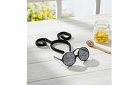 Novelty Bee Glasses Springy Feelers Honeycomb Lens Glasses Comfortable Wear Bee Costume Set for Adults, Halloween