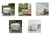 Generator Cover with Elastic Drawstring Waterproof Generator Cover with Drawstring Elasticized for Homeowners, Campers, Patio, Garage, Camping
