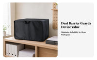 Silver-Coated Printer Dust Cover Oxford Cloth Copier Dust Cover Fitted Printer Protector Case Open Bottom