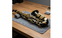 Easy to Play Black Alto Saxophone Shell Keys Eb Alto Sax Complete Accessory Set for Practice