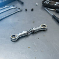 Adjustable Linkage Rod with Spherical Ends Mechanical Rod End Linkage Versatile Hardware Smooth for Motion Transfer