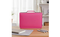 Double Zipper Closure Large Capacity Marker Case Long-Lasting PU Material Multi-Layer Marker Organizer Waterproof Multi-Slot Pen Carrying Case Sturdy for Artists, Designers, Travel, Outdoor Sketching