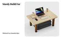 Space-Saving Foldable Lap Desk Multi-Functional Foldable Laptop Table Erand usenomic Design Bed Tray No Assembly Required for distance Workers, everyday Users, Dorm Room, Bedroom, Bay casement, Couch